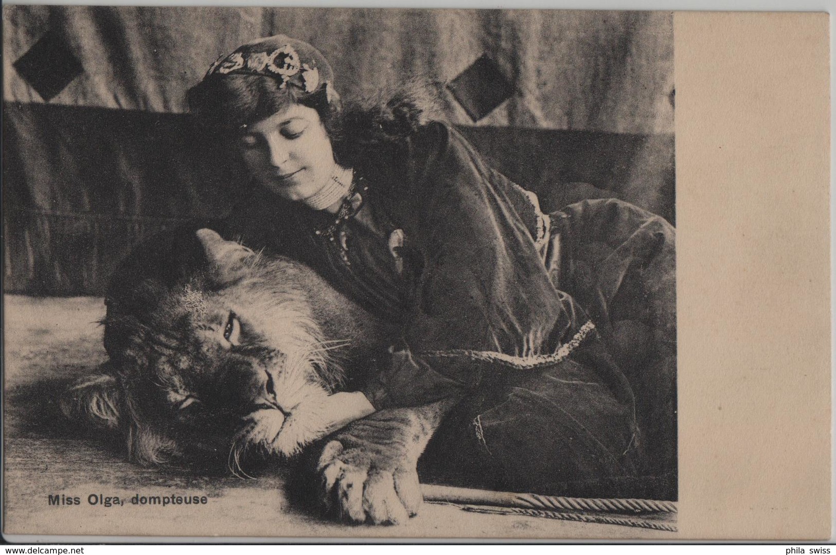 Miss Olga, Dompteuse - Löwe Lion - Lions