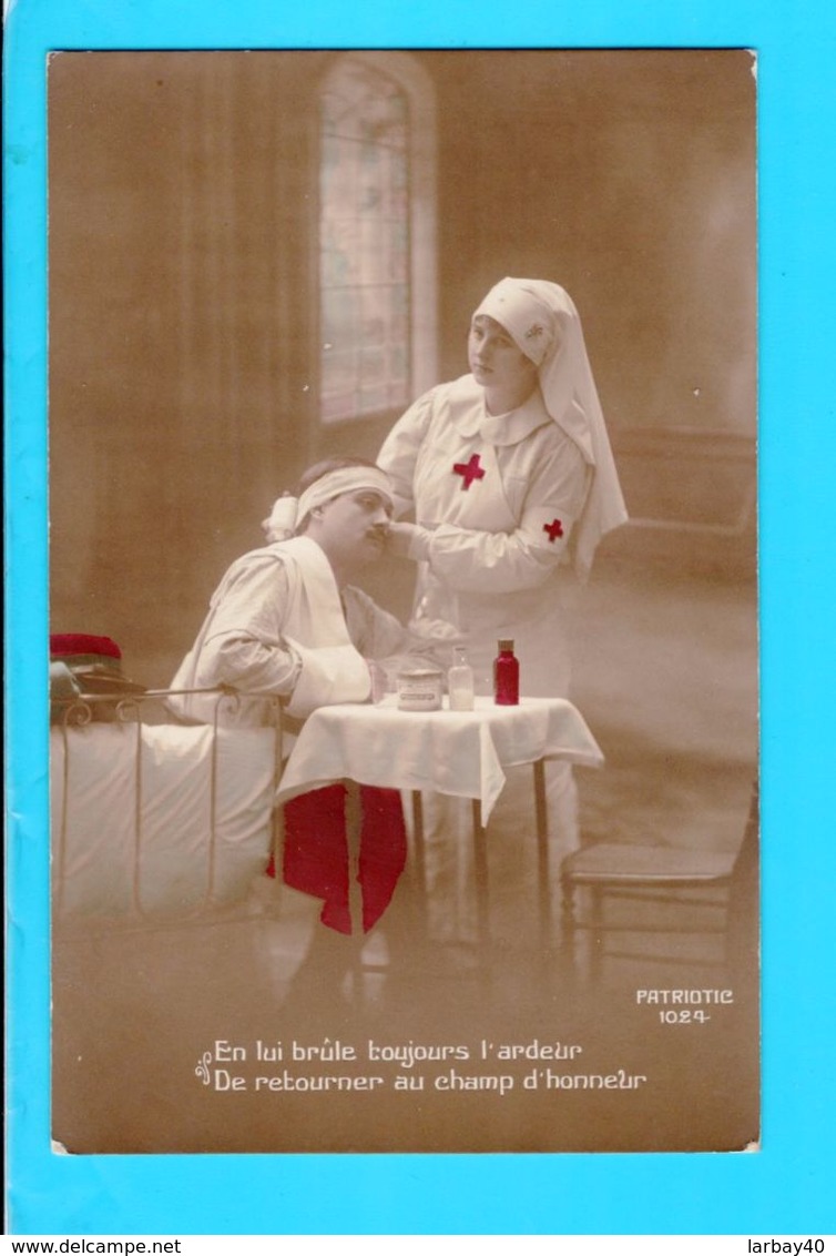 Cpa  Carte  Postale Ancienne  - Croix Rouge   Infirmière - Rode Kruis