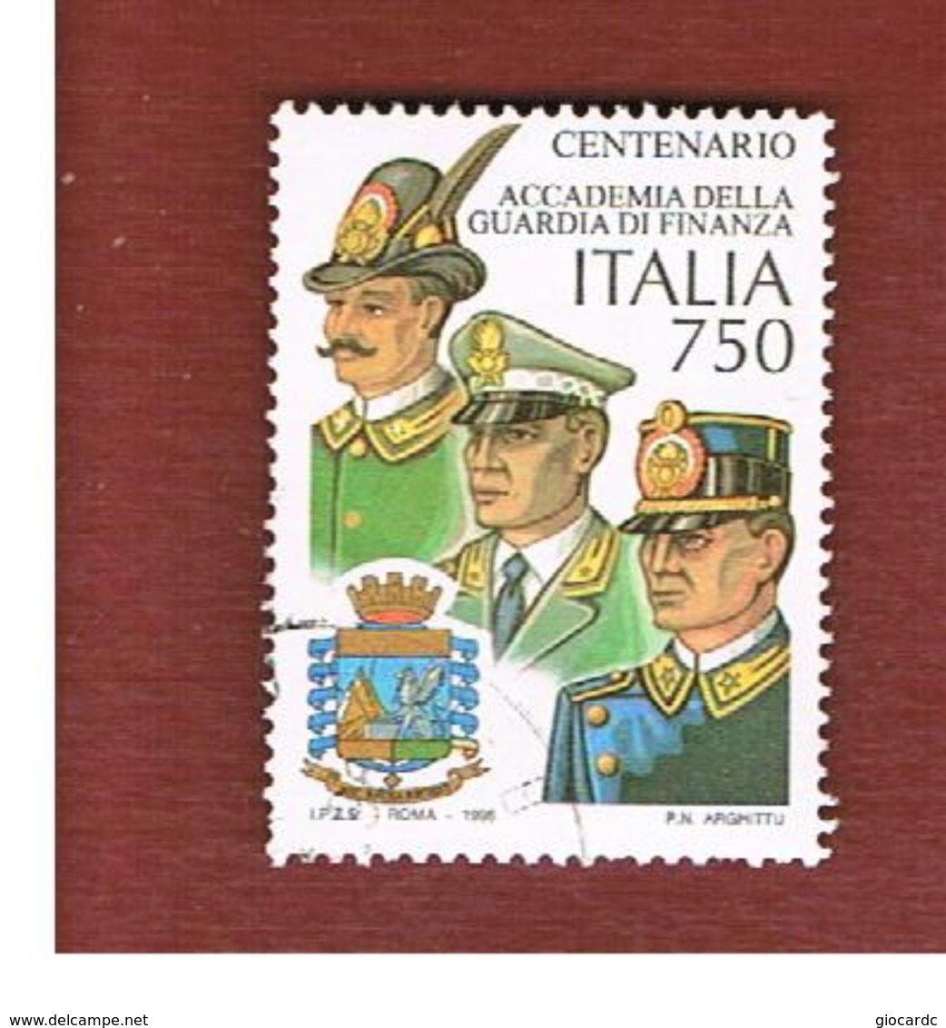 ITALIA REPUBBLICA  - UNIF. 2244  -   1996  GUARDIA DI FINANZA           -            USATO - 1991-00: Usati