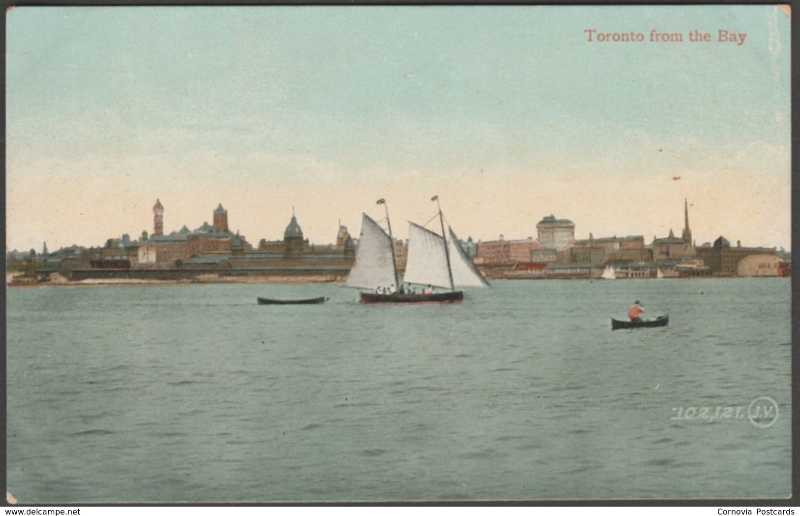Toronto From The Bay, Ontario, Canada, C.1905-10 - Valentine's Postcard - Toronto