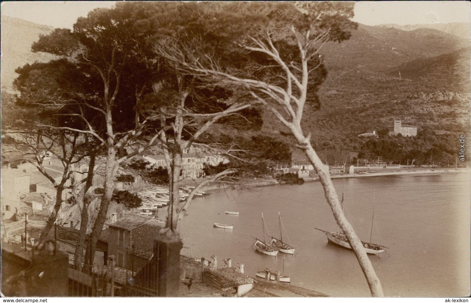 Hafen Von Sóller Port De Sóller Hafen Mit Schiffen Islas Baleares : España 1927 - Autres & Non Classés