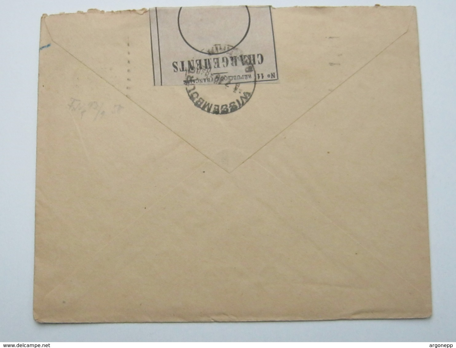 1939 , VALEURS A Recouvrer , Recommande - Lettres & Documents