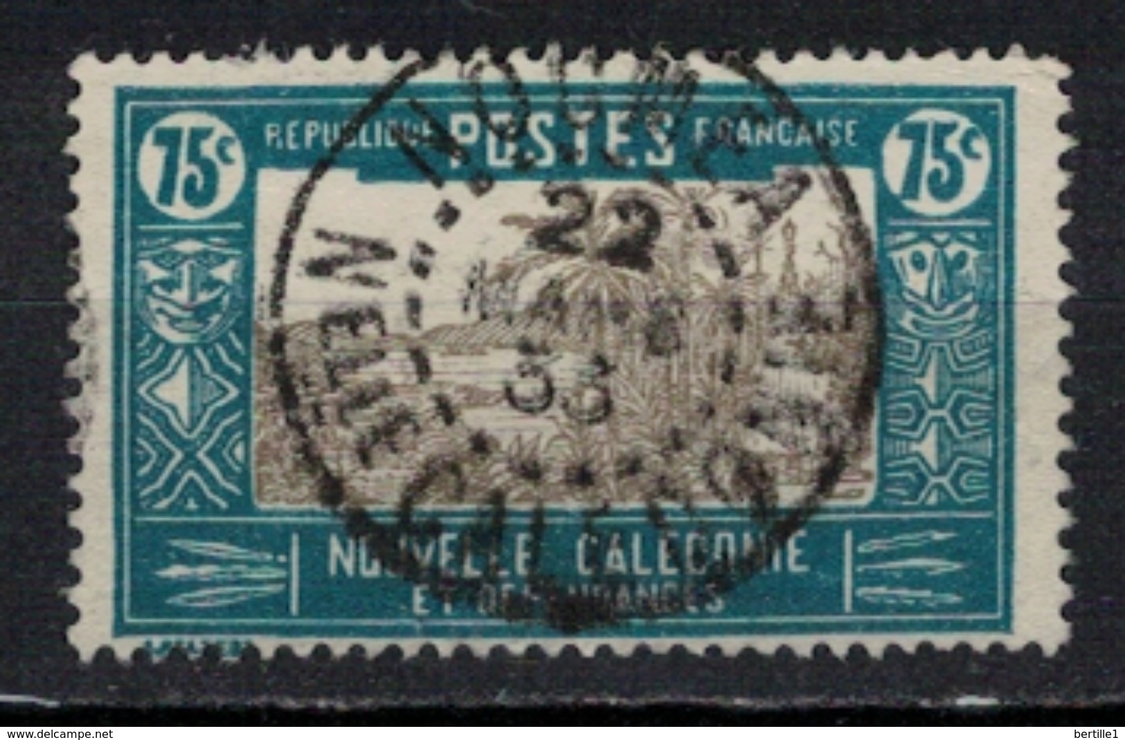 NOUVELLE CALEDONIE      N°  YVERT    152     ( 5 )   OBLITERE       ( O 02/44 ) - Oblitérés