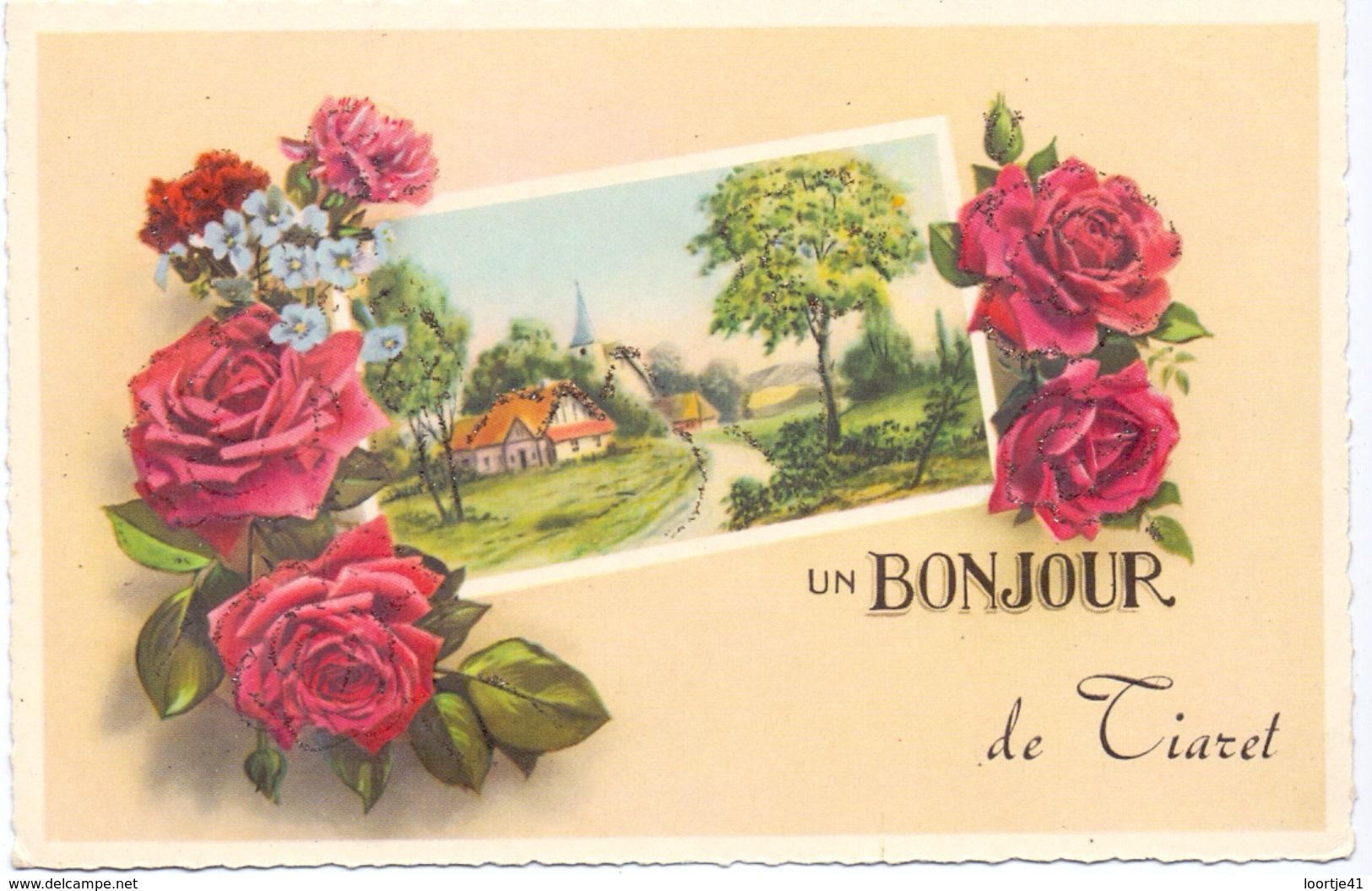 CP - Fantasie - Fantaisie - Un Bonjour De TIARET - Greetings From...