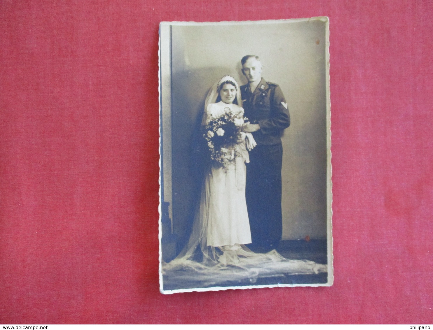 RPPC=  German Soldier Getting Married  WW2  Ref 2830 - War 1939-45