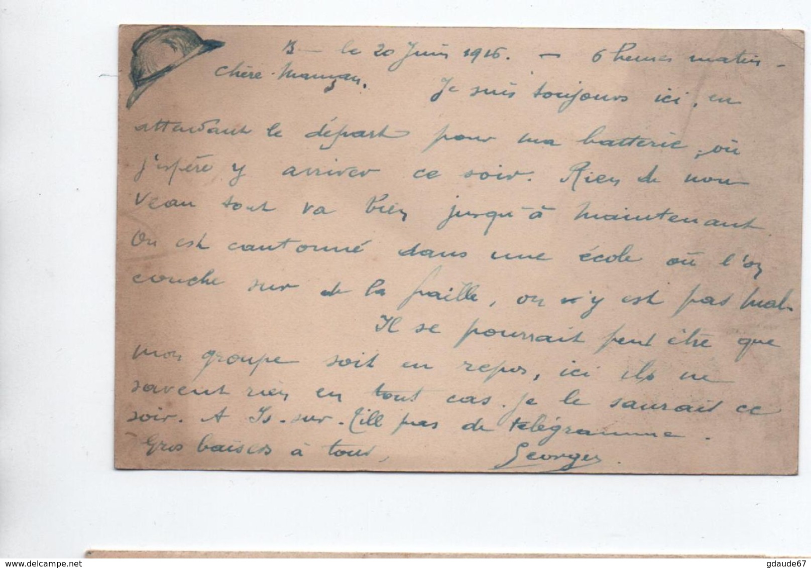 1916 - CARTE DE FRANCHISE MILITAIRE FM DRAPEAUX - Brieven En Documenten