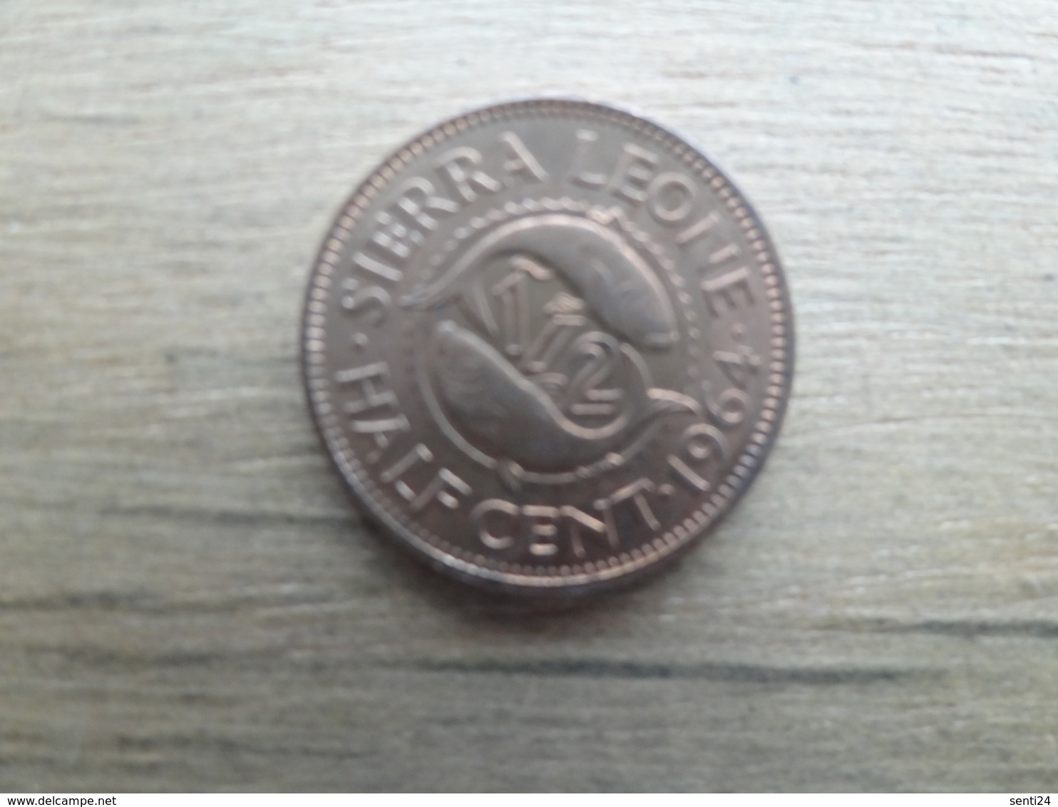 Sierra Leone  1/2  Cent  1964  Km 16 - Sierra Leone