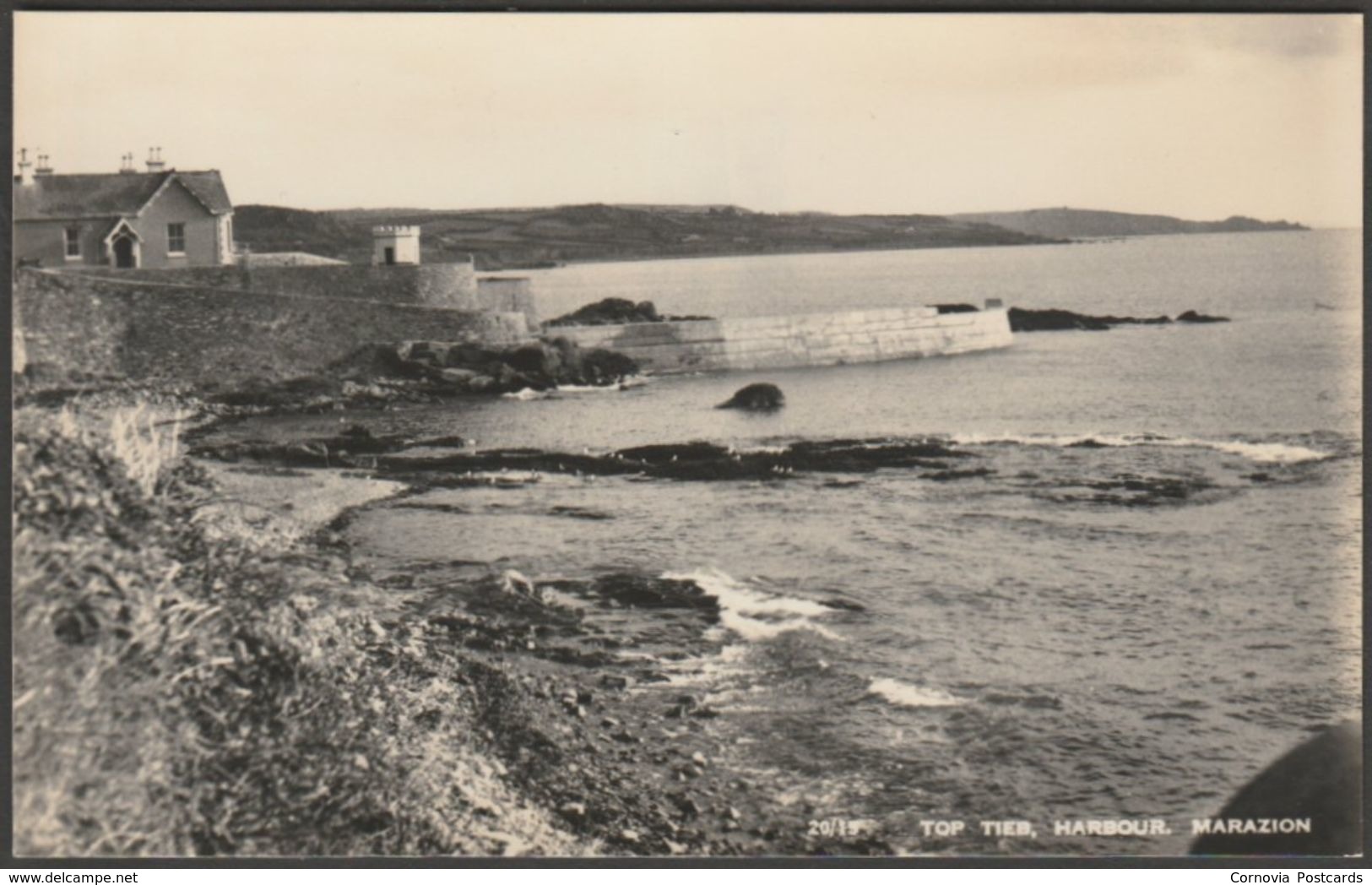 Top Tieb, Harbour, Marazion, Cornwall, C.1960 - Overland Views RP Postcard - Other & Unclassified