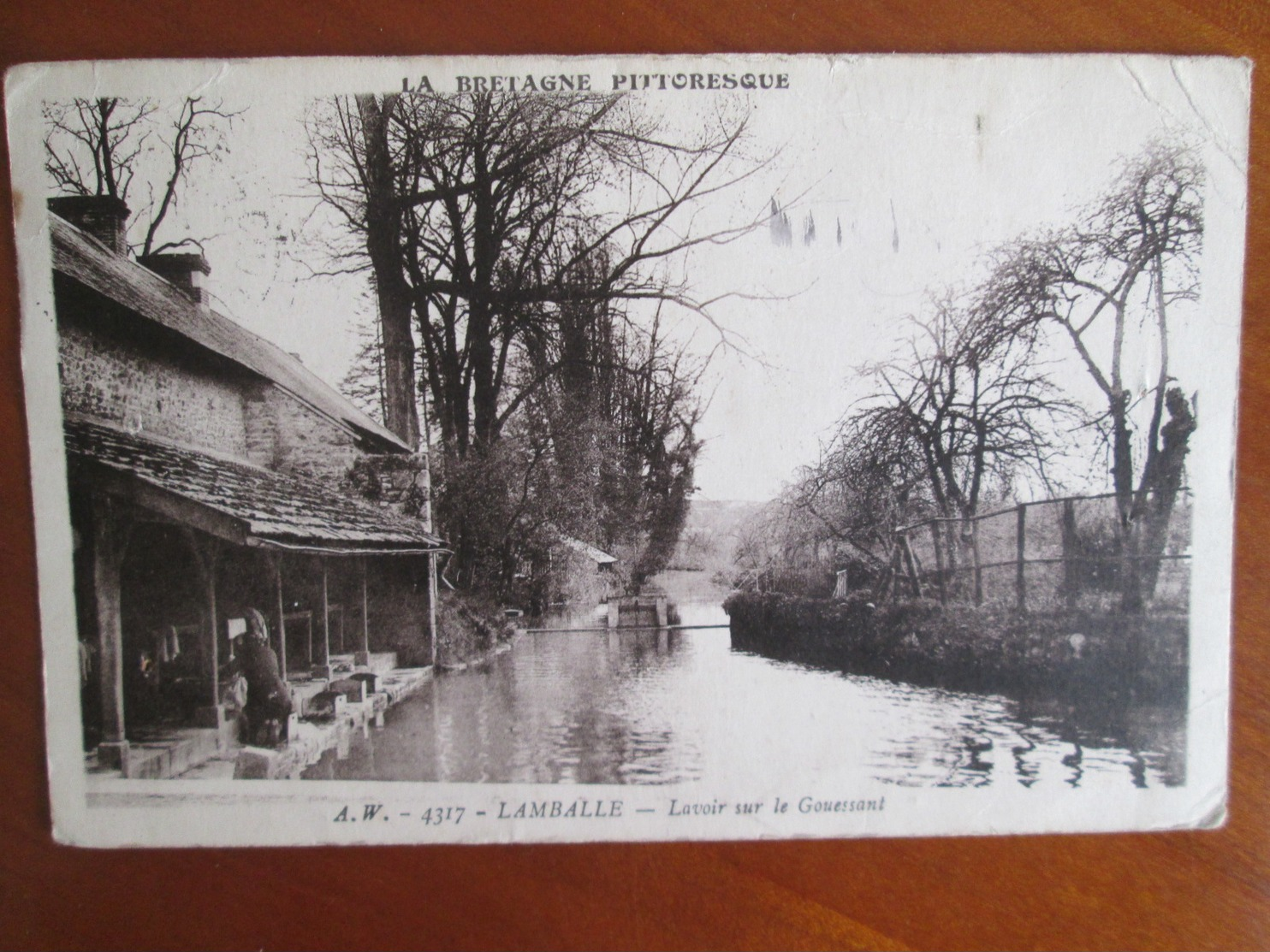 Lamballe , Lavoir Sur Le Gouessant , Cachet Militaire - Lamballe