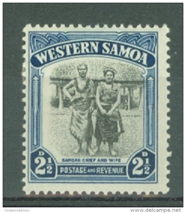 Samoa: 1944/49   Pictorial   SG203    2&frac12;d    MH - Samoa