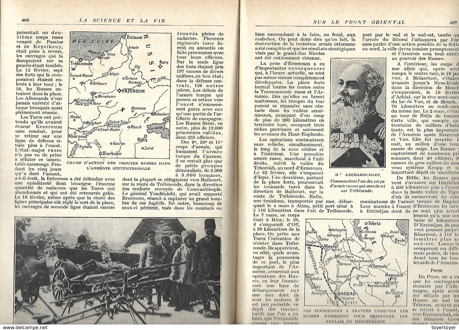 D347  Revue La Science Et La Vie N°26 De Mai 1916 - 1900 - 1949