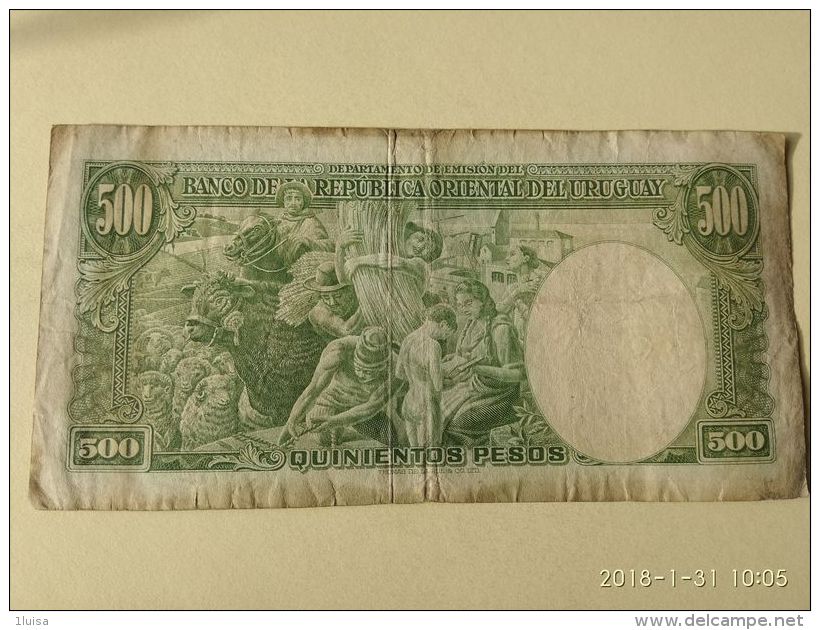 500 Pesos 1939 - Uruguay