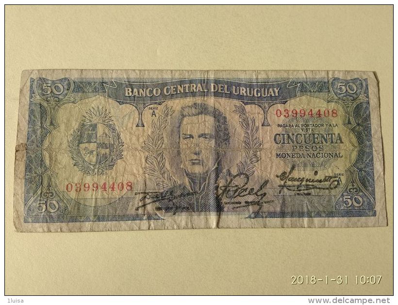 50 Pesos 1967 - Uruguay