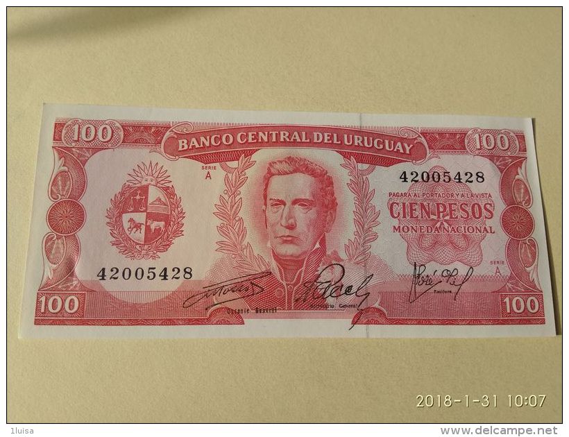 100 Pesos 1967 - Uruguay