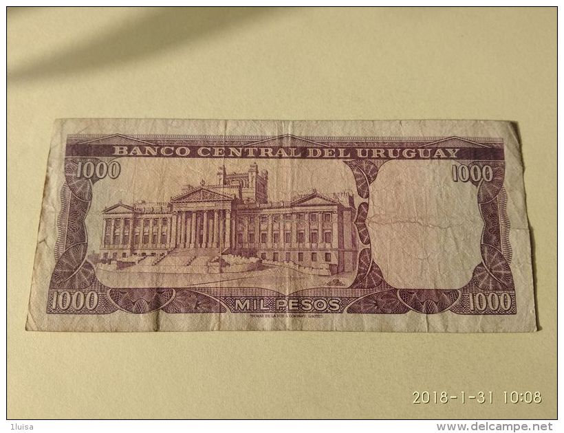 1000 Pesos 1975 - Uruguay