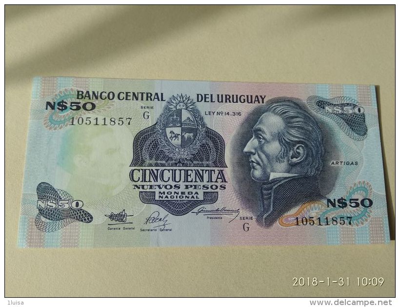 50 Pesos 1987 - Uruguay