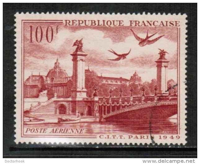 FRANCE  Scott # C 28 VF USED - 1927-1959 Used