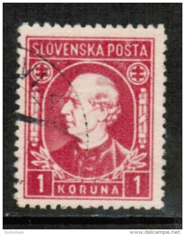 SLOVAKIA  Scott # 31 VF USED - Usados