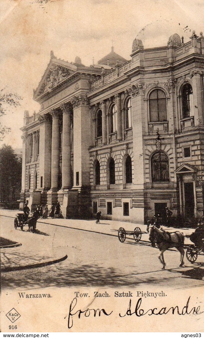 WARSZAWA   -  Tow. Zach Sztuch Pieknych - Pologne