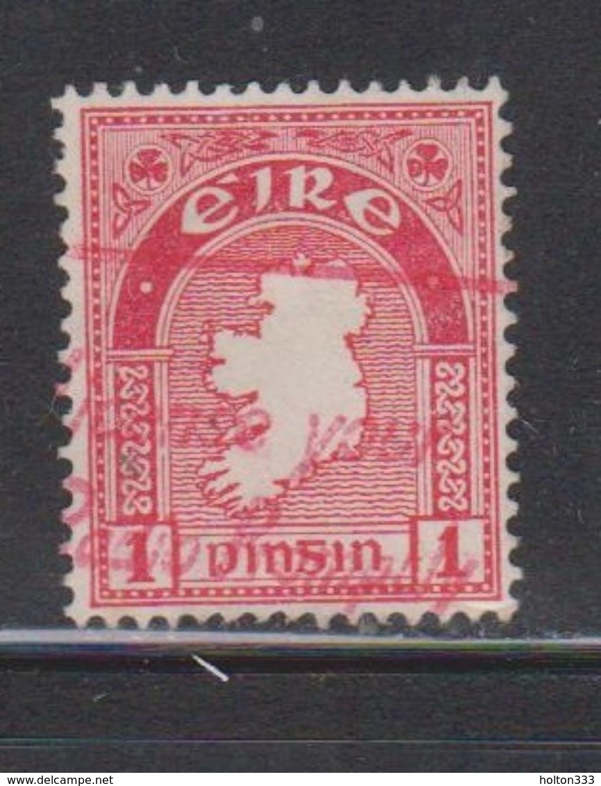 IRELAND Scott # 107 Used - Map Of Ireland - Used Stamps