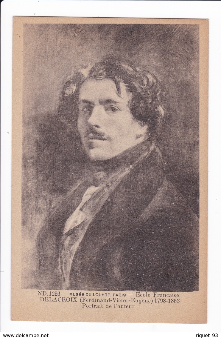 ND 1226 - Musée Du Louvre, Paris - DELACROIX - Portrait De L'Auteur - Sonstige & Ohne Zuordnung