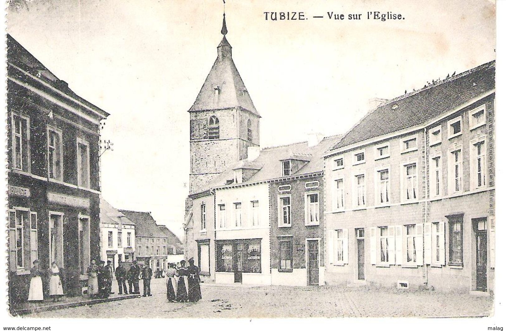 Tubize  Vue Sur L'Eglise - Tubize