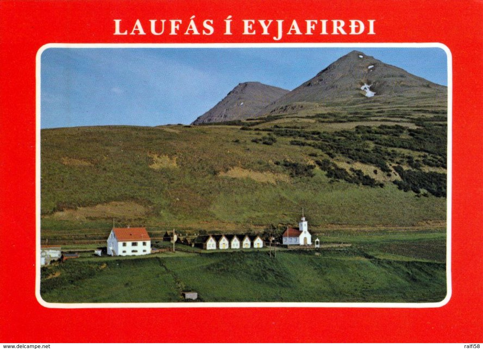 1 AK Island * Der Museumshof Laufás (ein Alter Pfarrhof) Er Liegt Am Fjord Eyjafjörðurs Im Norden Islands * - Island