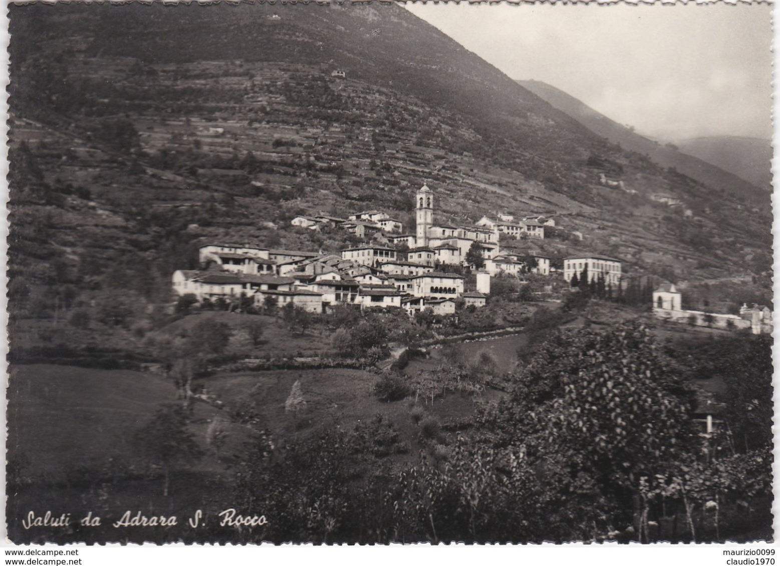 CARTOLINA - POSTCARD - BERGAMO - SALUTI DA ADRARA S. ROCCO - Bergamo