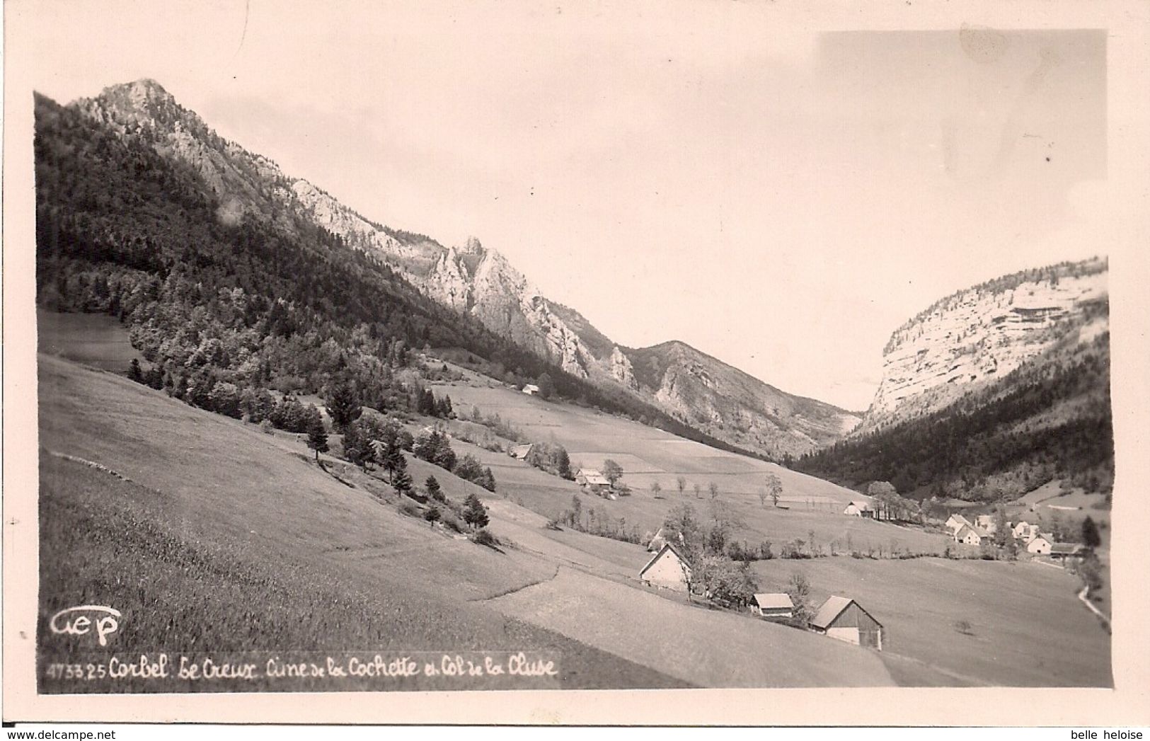 CPA A322 CORBEL-LE-CREUX (73) Cime De La Cochette Au Col De La Cluse - Autres & Non Classés