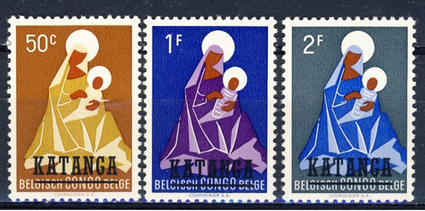 Katanga Nr 1-3  Neufs - Postfris - MNH     (XX) - Katanga