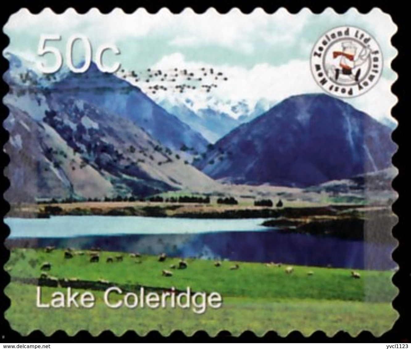 NEW ZEALAND - YW1484 Lake Coleridge 'Fastway' / Used Stamp - Usati