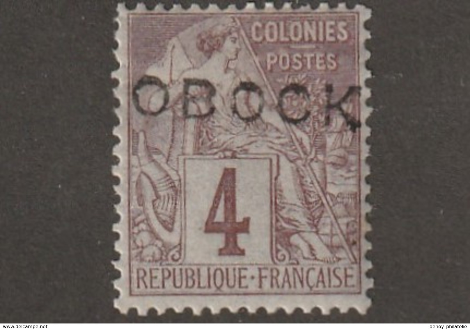 Obock N° 12 Charniére* Propre - Nuovi
