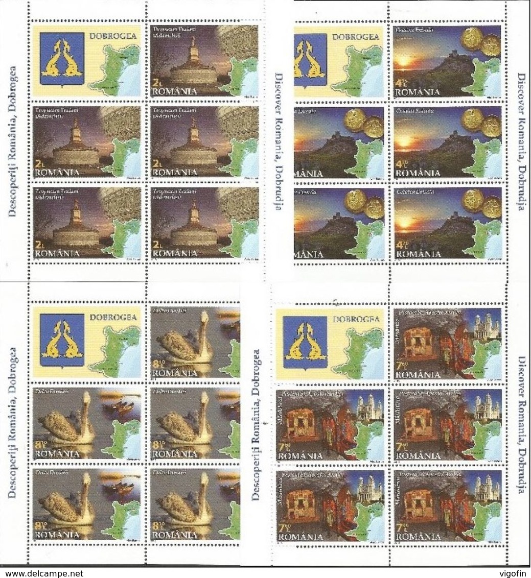 RO 2015- DOBROGEA, ROMANIA, 4MS, MNH - Blocks & Kleinbögen