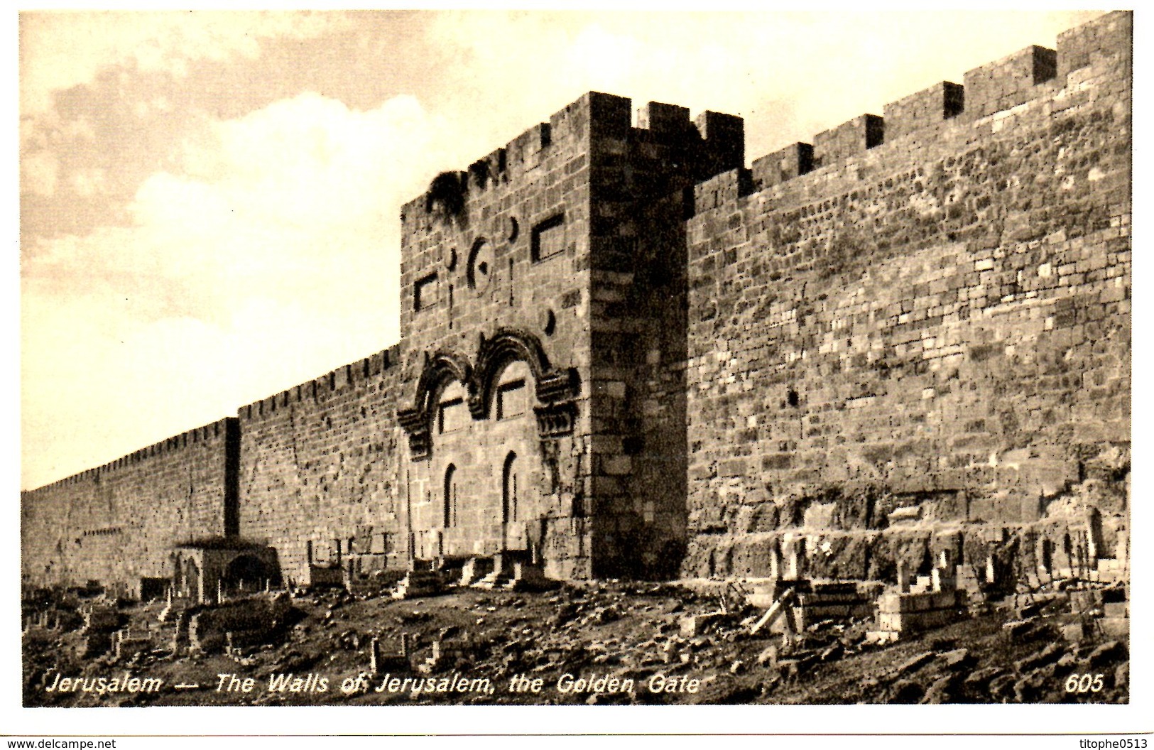 ISRAEL. Carte Postale Neuve. The Walls Of Jerusalem/The Golden Gate. - Israel