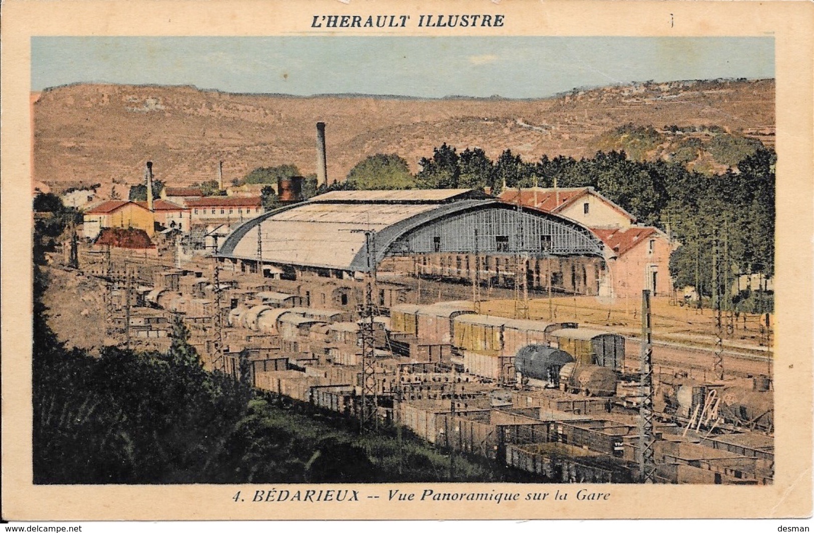 BEDARIEUX - Vue Panoramique Sur La Gare. - Bedarieux