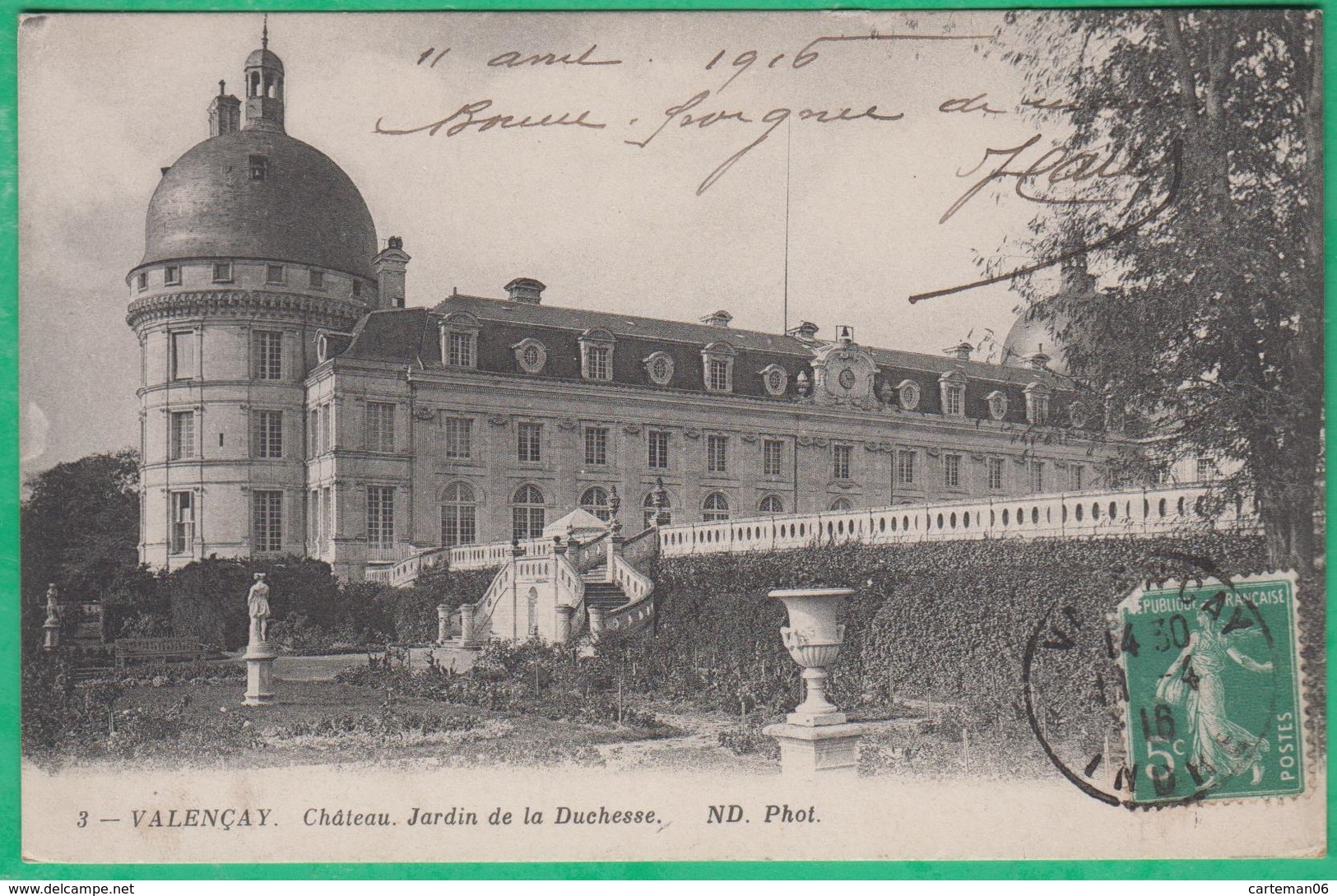 36 - Valençay - Château - Jardin De La Duchesse - Editeur: ND Phot N°3 - Sonstige & Ohne Zuordnung