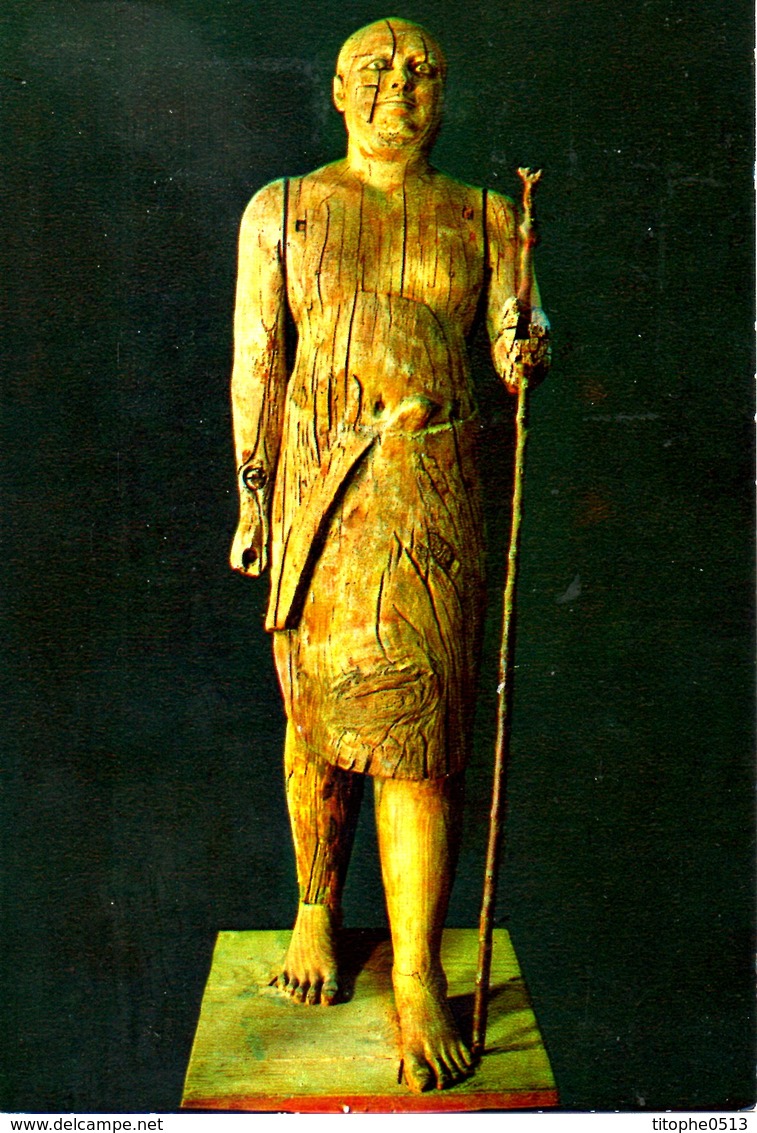 EGYPTE. Carte Postale Neuve. Musée Du Caire/Statue En Bois. - Musées
