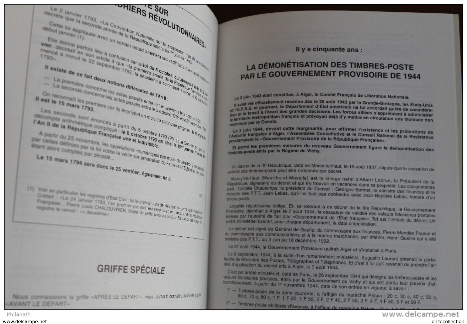 RELAIS   N°   47    SEPTEMBRE   1994     12   PHOTOS - Oblitérations