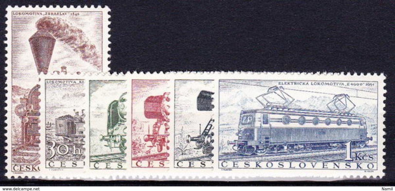 ** Tchécoslovaquie 1956 Mi 988-93 (Yv 875-80), (MNH) - Ungebraucht