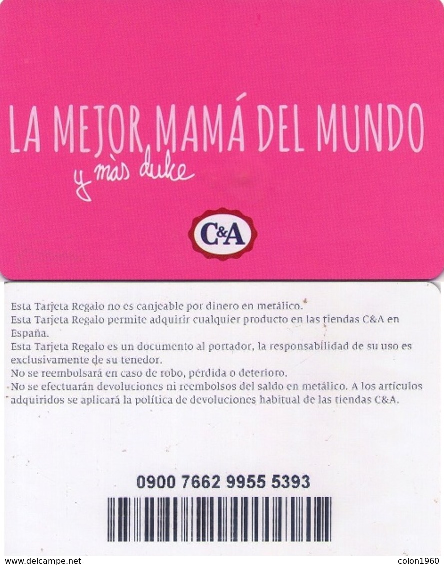 TARJETA REGALO DE ESPAÑA, GIFT CARD. C&A. 011. - Tarjetas De Regalo