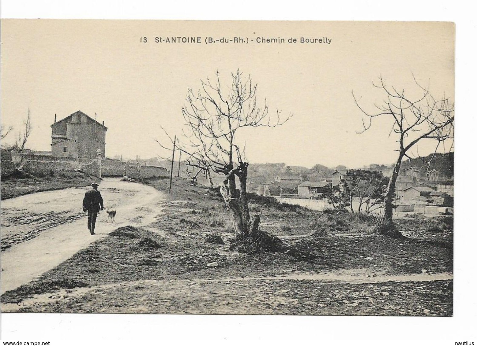 CPA BANLIEU DE MARSEILLE / Saint - Antoine /Chemin De Bourelly - Quartiers Nord, Le Merlan, Saint Antoine