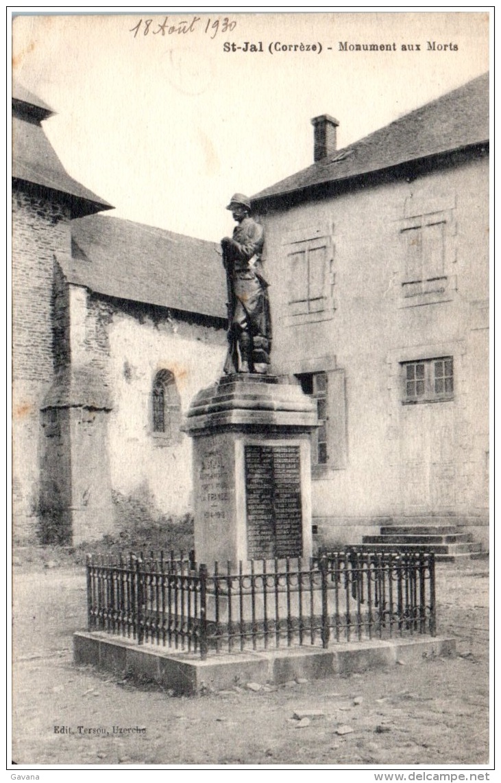 19 SAINT-JAL - Monument Aux Morts - Otros & Sin Clasificación