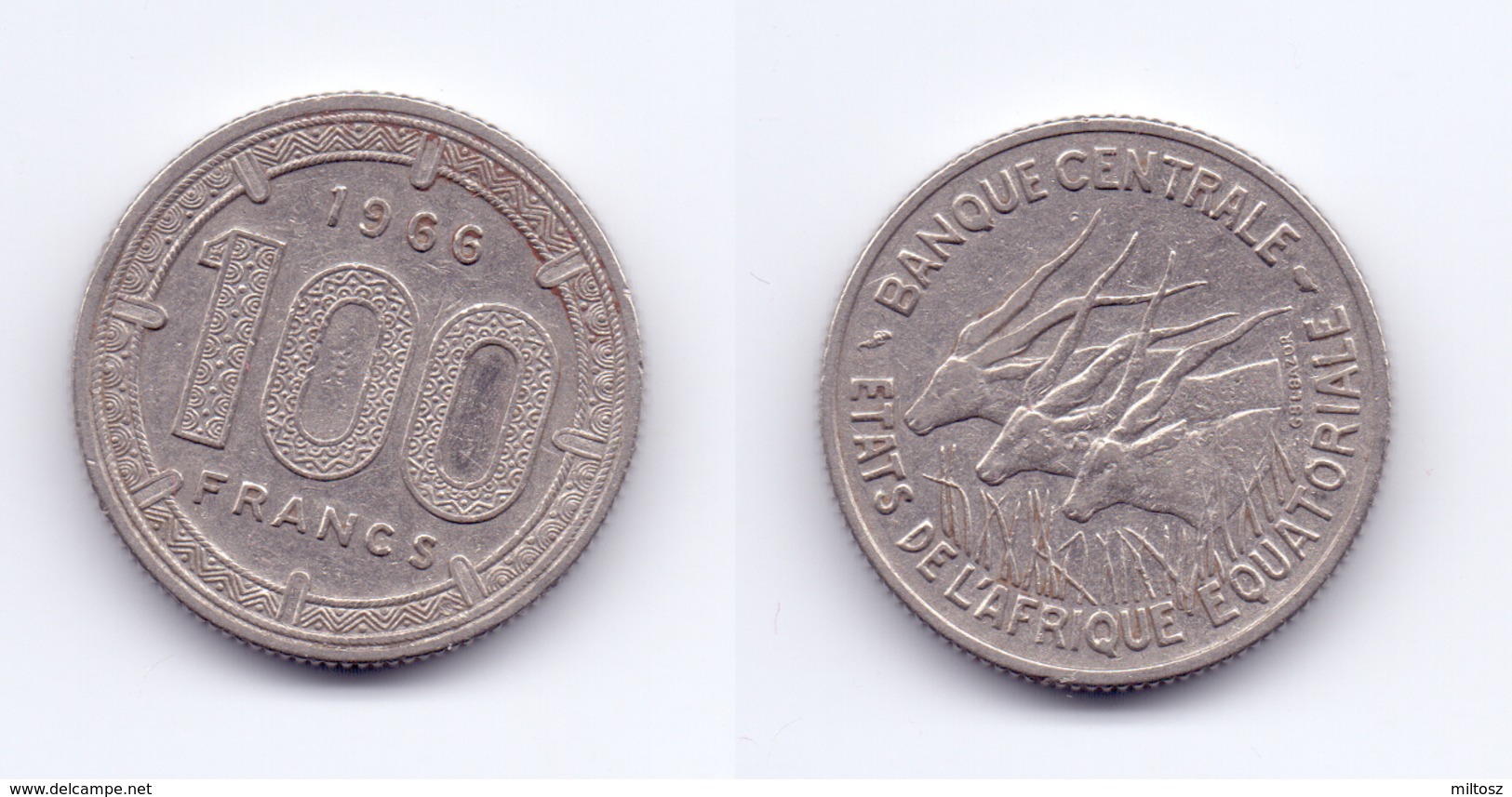 Equatorial African States 100 Francs 1966 - Autres – Afrique