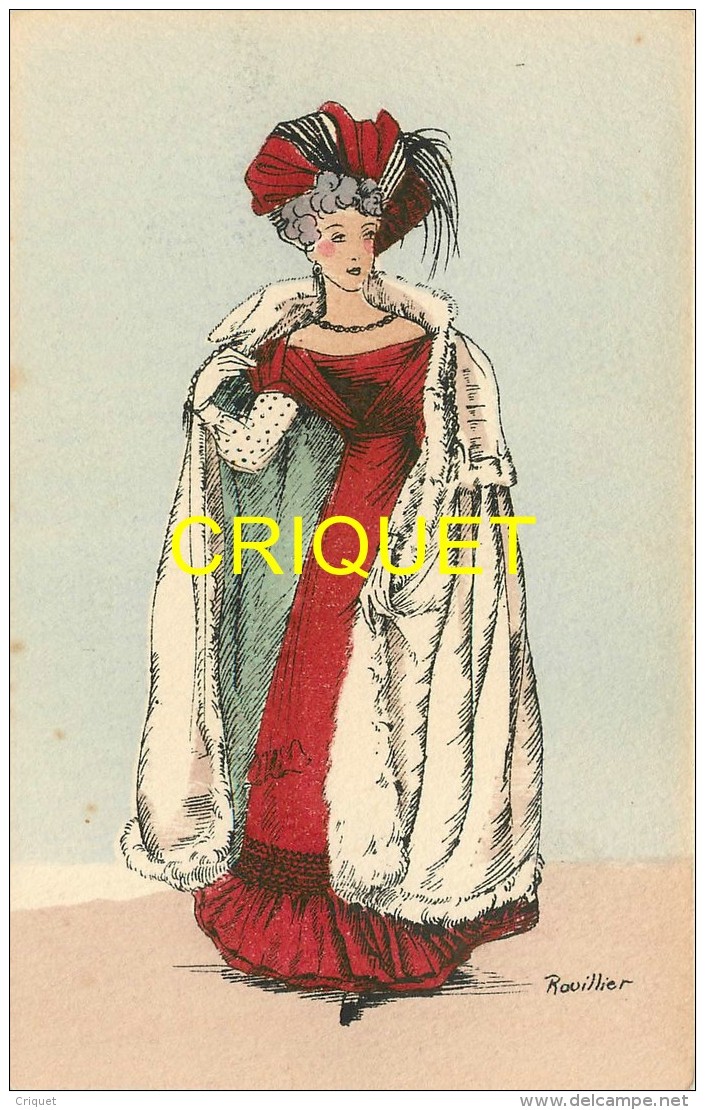 Illustrateur Rouillier, Histoire Du Costume Français, N° V, Restauration, 1824 - Rouillier