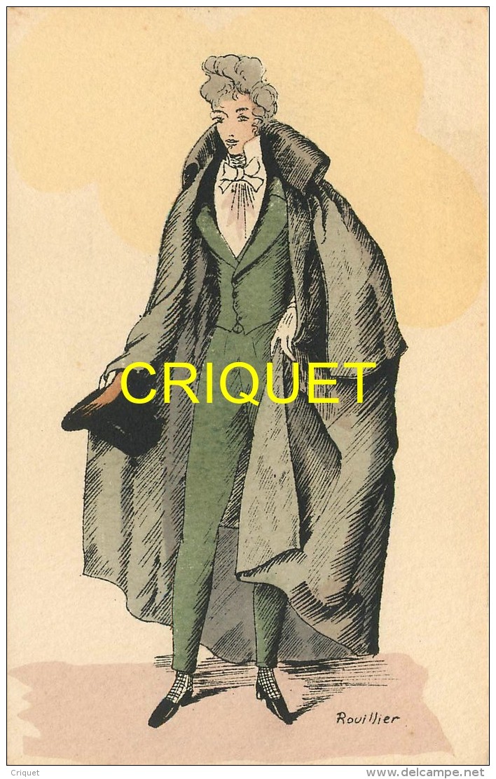 Illustrateur Rouillier, Histoire Du Costume Français, N° V, Restauration, 1830 - Rouillier