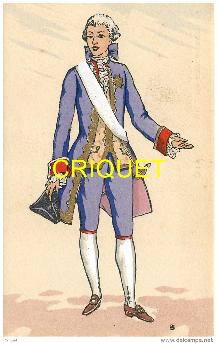 Illustrateur Rouillier, Histoire Du Costume Français, N° II, Règne De Louis XVI, 1777 - Rouillier