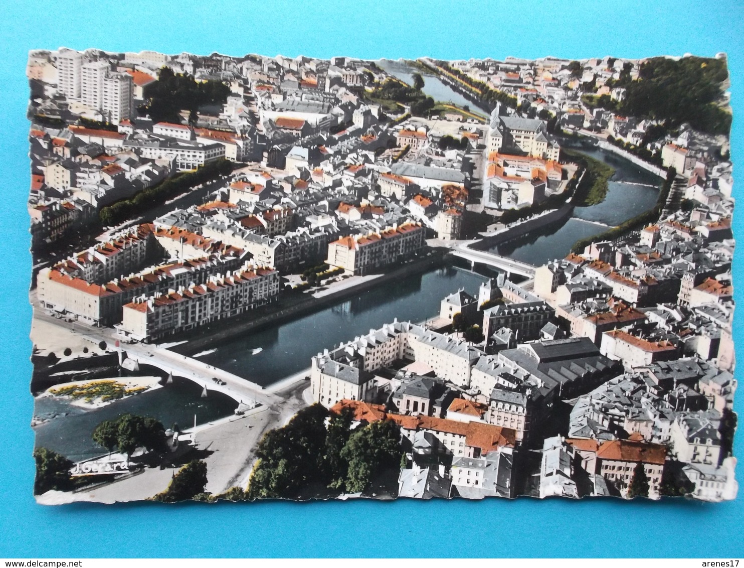 88 : EPINAL : VUE AERIENNE , C.P.S.M. , Carte En Très Bon état , - Epinal