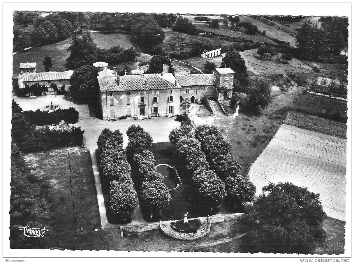 07 ARDECHE  Vue Aérienne Du Chateau De Soras à St CYR Les ANNONAY - Autres & Non Classés