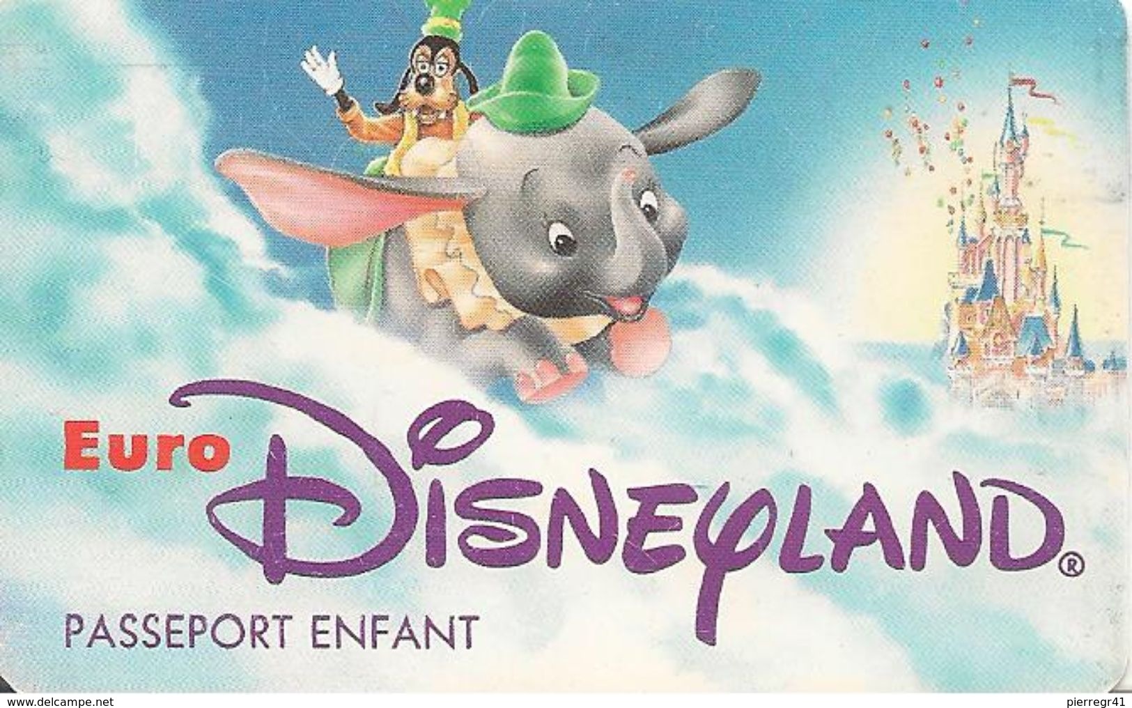 PASS-EURODISNEYLAND-1994-DUMBO-VGS-00005-TBE - Disney-Pässe