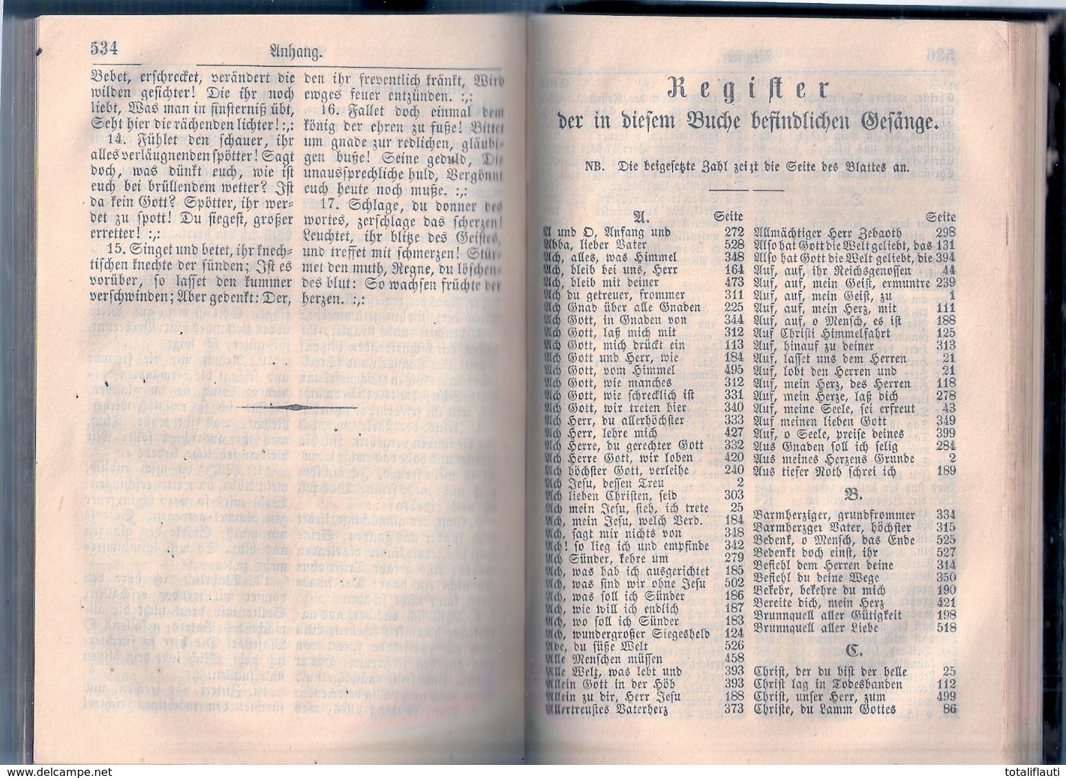 Mecklenburg Kirchen Gesang Und Gebetbuch 1883 Gold Prägedruck Verlag Sandmeyer Schwerin - Christentum